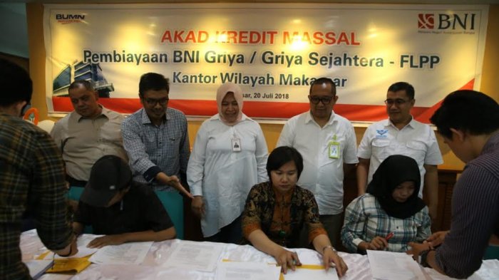 Dukung Program Sejuta Rumah BNI Gelar 1 046 Akad Kredit Massal MONITOR