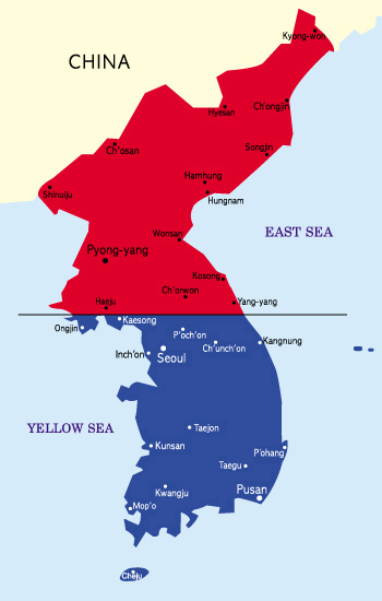 Peta Sejarah Korea Utara Dan Korea Selatan History Map Timeline Year