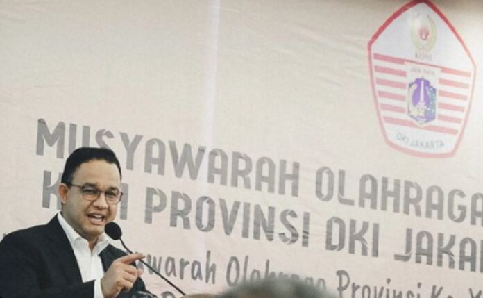 Hidayat Humaid Pimpin Koni Jakarta Anies Harap Olahraga Makin Maju