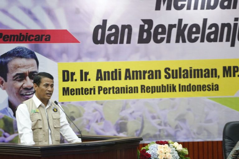 Mentan Janji Terapkan Hasil Penelitian Pertanian Univesitas Brawijaya
