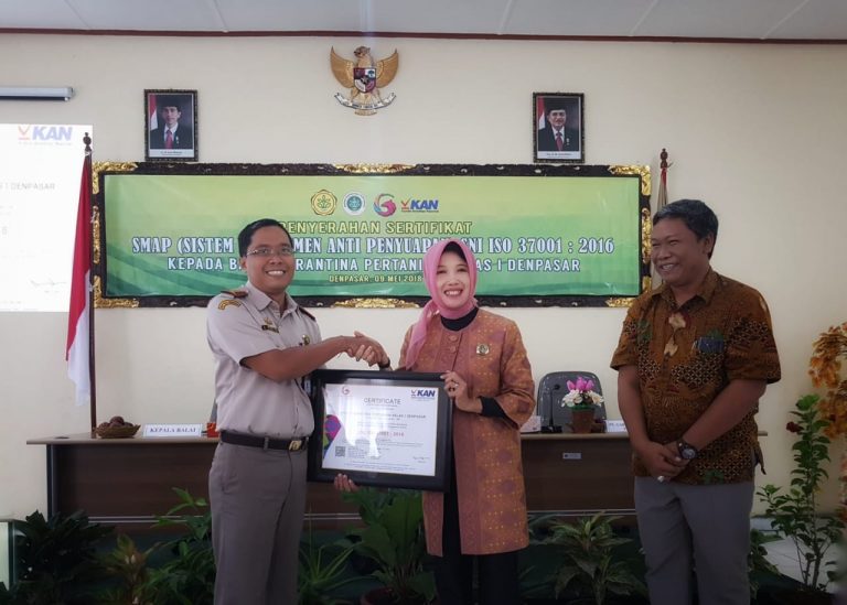 ISO SMAP, Karantina Bali Anti Suap