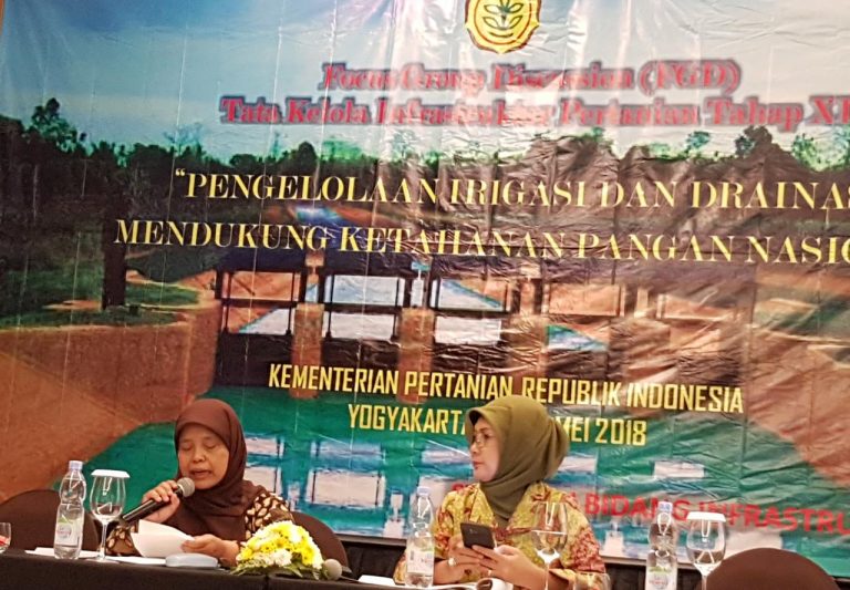 Pengelolaan Irigasi dan Drainase Mendukung Ketahanan Pangan