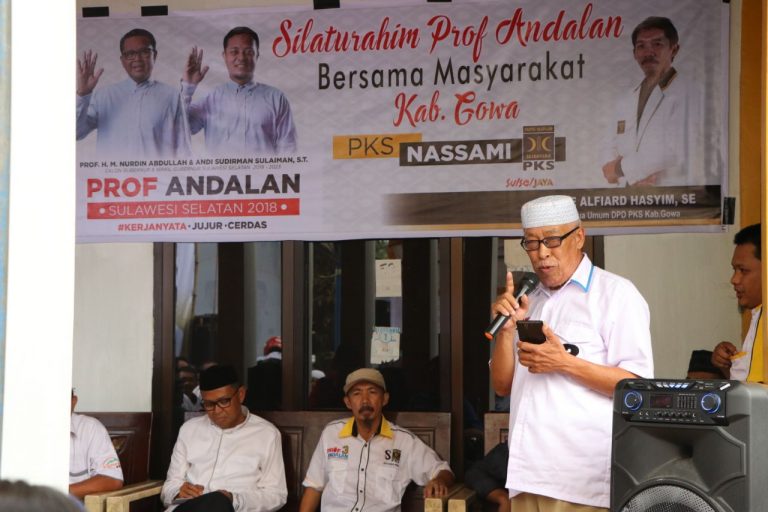 Tokoh Dataran Tinggi Gowa Dukung Penuh Prof Andalan