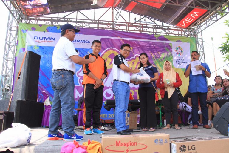 Jasa Marga Cabang Surgem Gelar Pesta Rakyat di Kota Mojokerto
