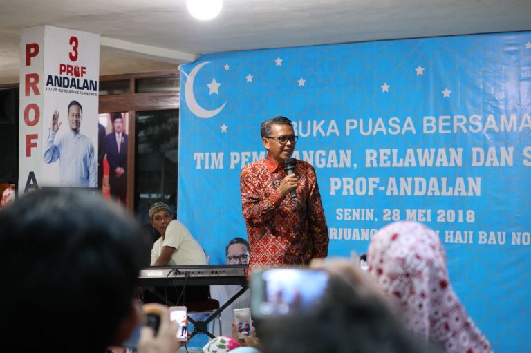 Ribuan Orang Hadiri Buka Bersama di Rumah Perjuangan Prof Andalan
