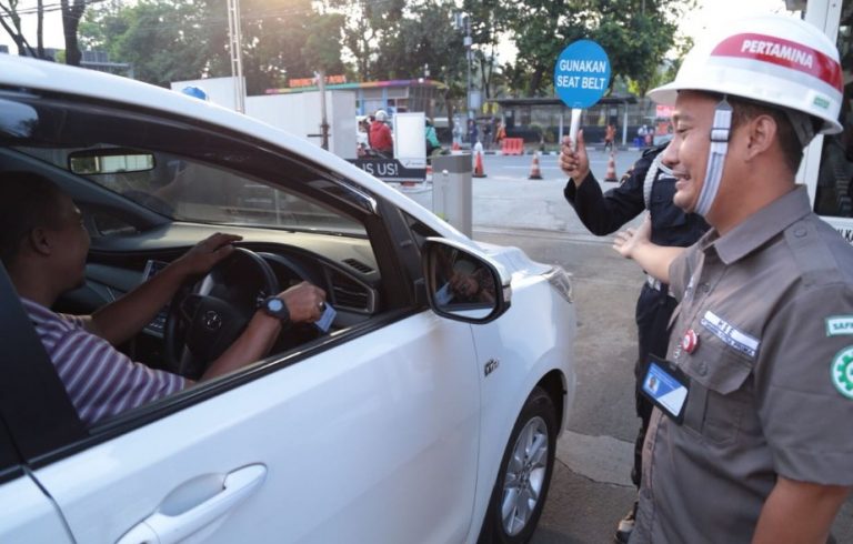 Pertamina Kampanye Seat Belt untuk Keselamatan Pekerja