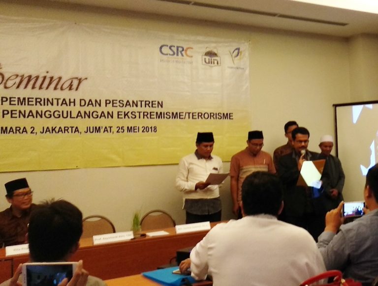 Aliansi Pesantren for Peace Komitmen Perangi Terorisme