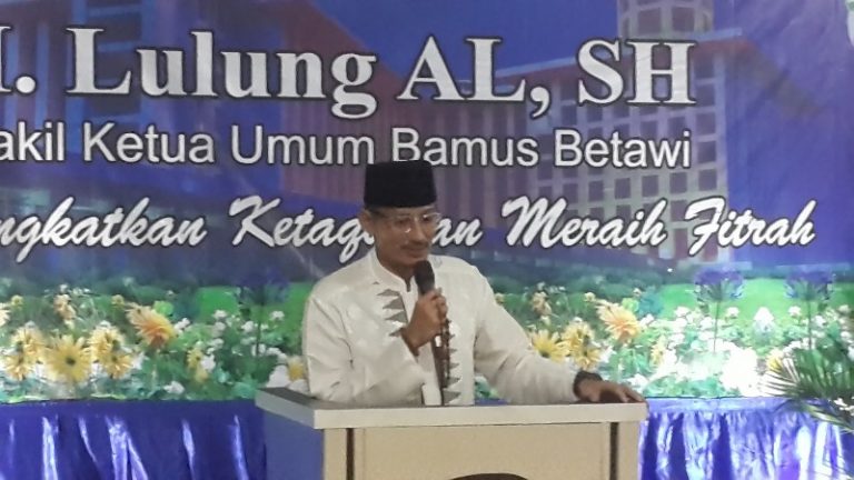 Sandi Minta Bamus Betawi Jaga Kekompakan
