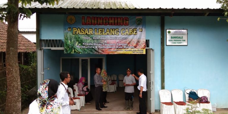 Warga Malang Antusias Kunjungi Pasar Lelang Cabai Milik Kementan