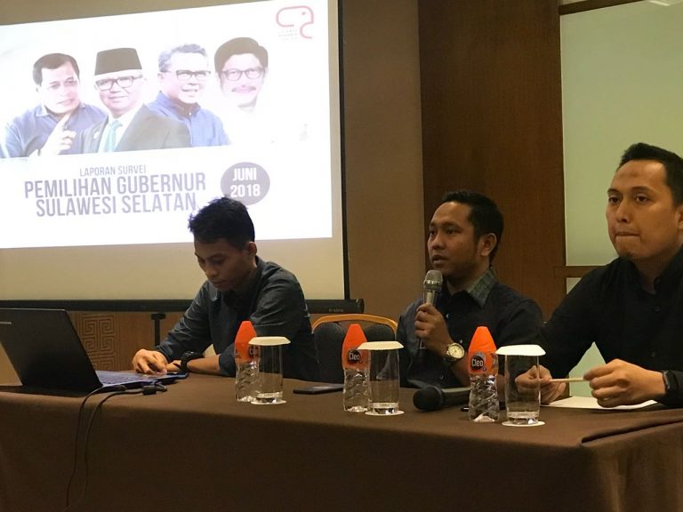 Survei Pilkada Sulsel versi CRC : Prof Andalan sulit terkejar