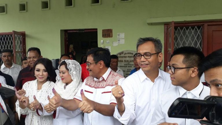 Pemungutan Suara Berlangsung, Djarot Merasa Lega dan Optimis Menunggu Hasil