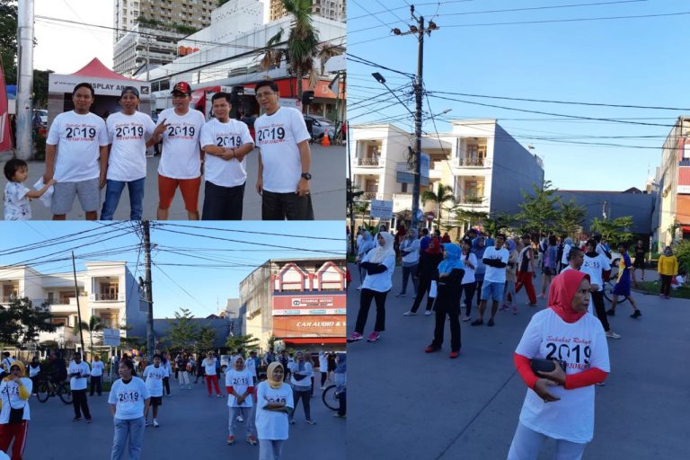 Relawan dan Simpatisan Jokowi Penuhi CFD Boulevard Makassar