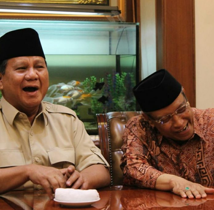 Silaturahmi Prabowo Subianto ke PBNU, Senin (16/7/2018)