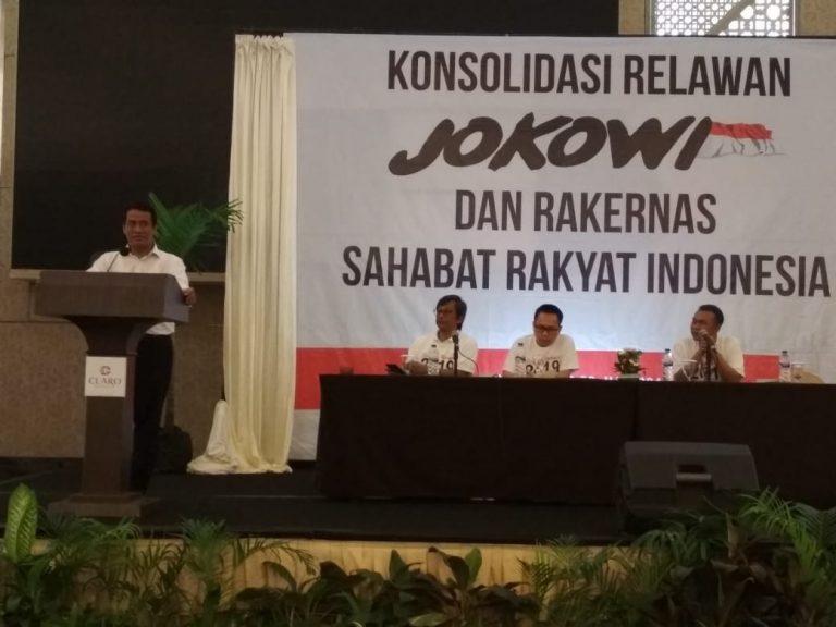 Sahabat Rakyat Gelar Rakernas dan Konsolidasi Suksesi Jokowi