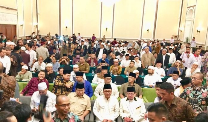 Sejumlah Tokoh Koalisi Prabowo menghadiri ijtima ulama dan tokoh nasional yang digelar GNPF Ulama pada 27-29 Juli 2018 di Hotel Peninsula, Jakarta