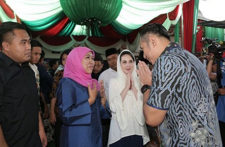 Sambangi Jatim, AHY Beri Ucapan Selamat ke Khofifah – Emil
