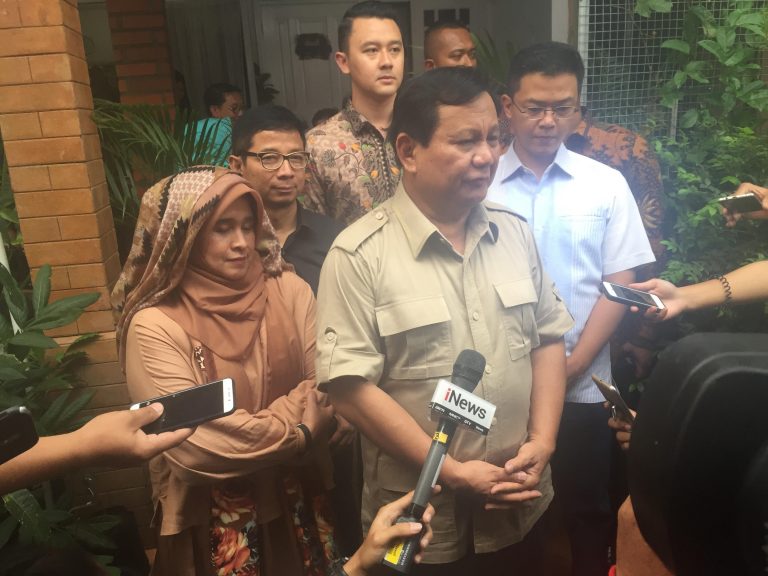 Prabowo Klaim sudah Kantongi Nama Cawapres sesuai Kehendak Rakyat