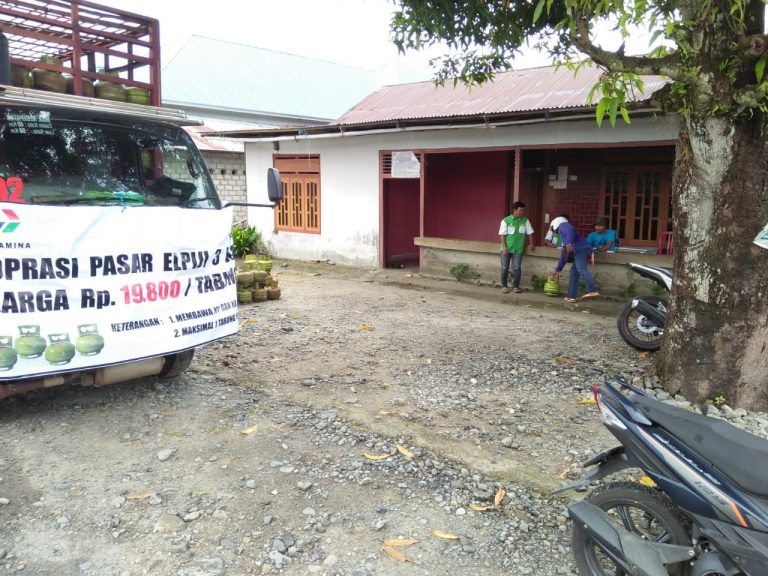 Tambah Pasokan, Pertamina Operasi Pasar LPG 3Kg di Parigi Moutong