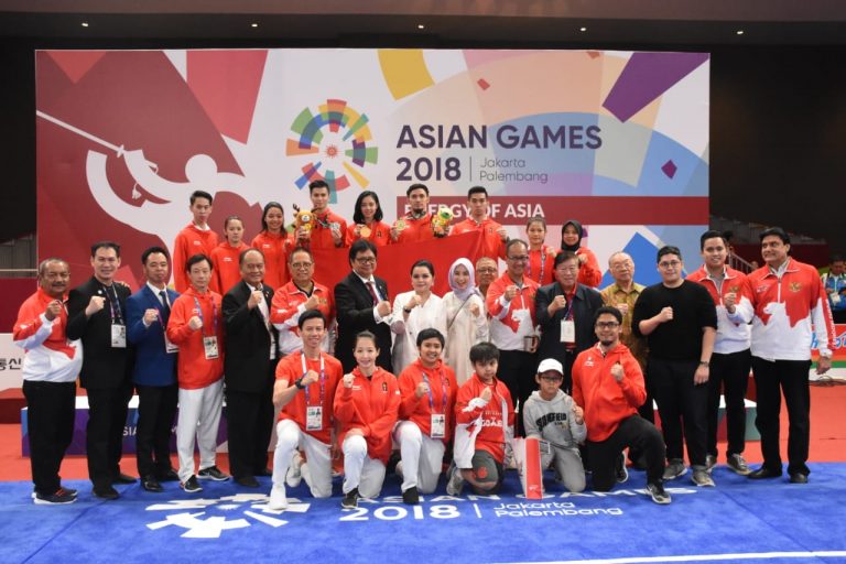 Tim Wushu Indonesia Berhasil Lampaui Target Asian Games 2018