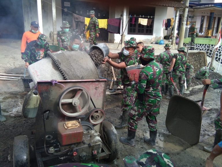 TMMD Pembangunan Gandasari Hampir Selesai