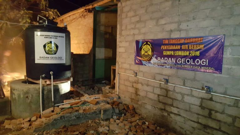 Kementerian ESDM Bantu Suplai Sumur Bor di Dekat Lokasi Pengungsian
