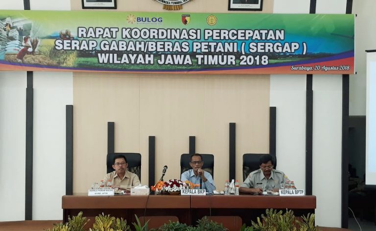 Kepala BKP Dorong Percepatan Sergap Bulog di Jatim