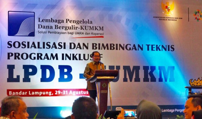 Pelaku KUMKM Serta BPR Lampung Diajak Manfaatkan Bunga Murah LPDB