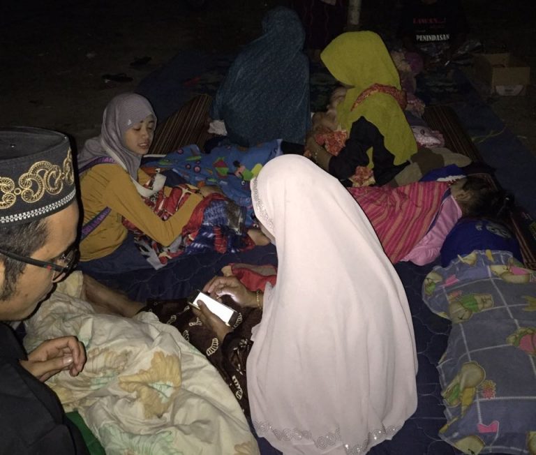 Relawan Sahabat Rakyat Gelar Posko Bantuan Kemanusiaan Gempa Lombok