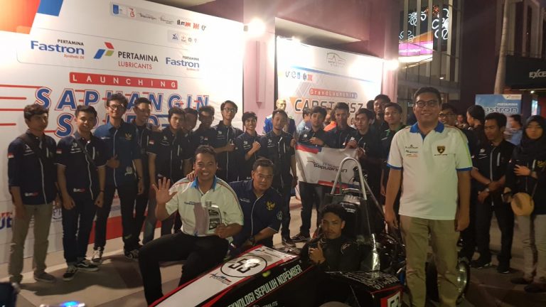 Pertamina Lubricants Dukung Mobil Balap Sapuangin 6 ITS Jadi Juara Dunia