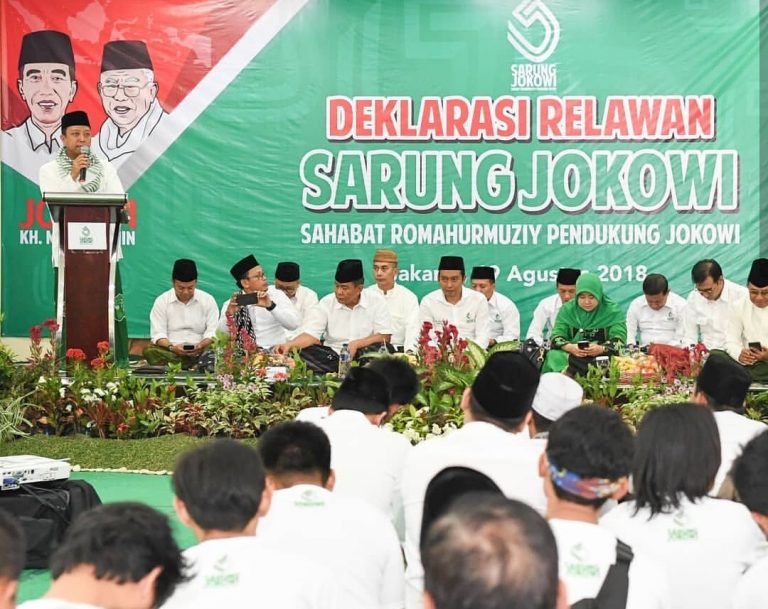 Relawan Sarung Jokowi Ikut Andil Cegah Ancaman Sara