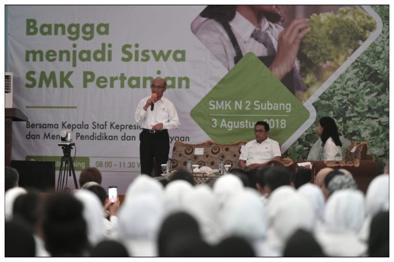 Mendikbud Apresiasi Moeldoko Atas Dukungan Revitalisasi SMK