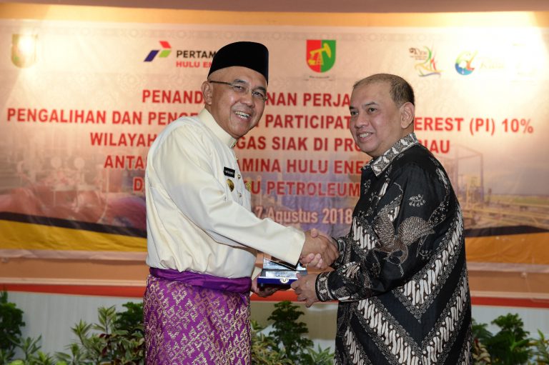 Pertamina Tandatangani Perjanjian Pengalihan PI 10% pada Wilayah Kerja Siak