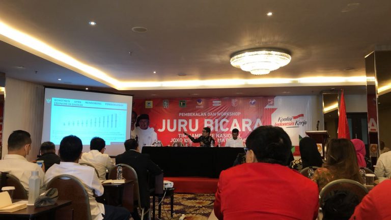 Tim Pemenangan Jokowi-Ma’ruf Bekali Jurkam Keberhasilan Program Nawacita