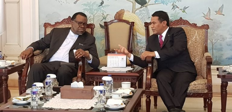Presiden Namibia Puji Kemampuan Indonesia Swasembada Beras dan Ekspor Jagung