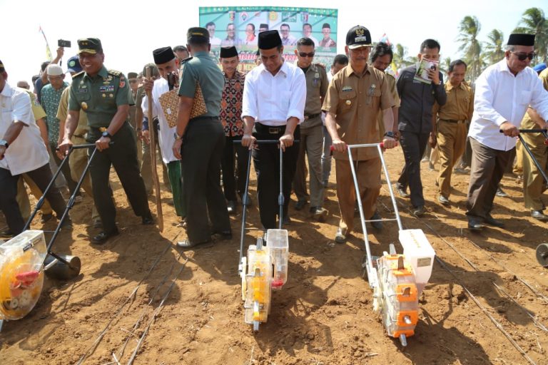 Gandeng PBNU, Mentan Tanam Perdana Jagung Serentak di Seluruh Indonesia