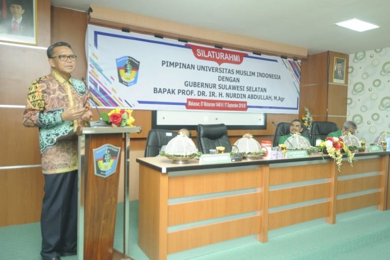 Gelar Silaturahmi, Nurdin Abdullah ajak Pimpinan UMI ikut kawal Pembangunan Sulsel