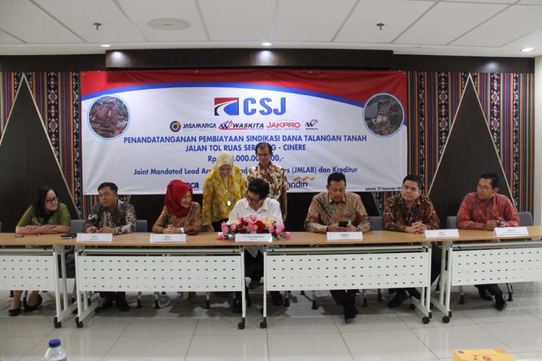 Proyek Tol Cinere-Serpong Peroleh Kredit Sindikasi Rp950 Miliar