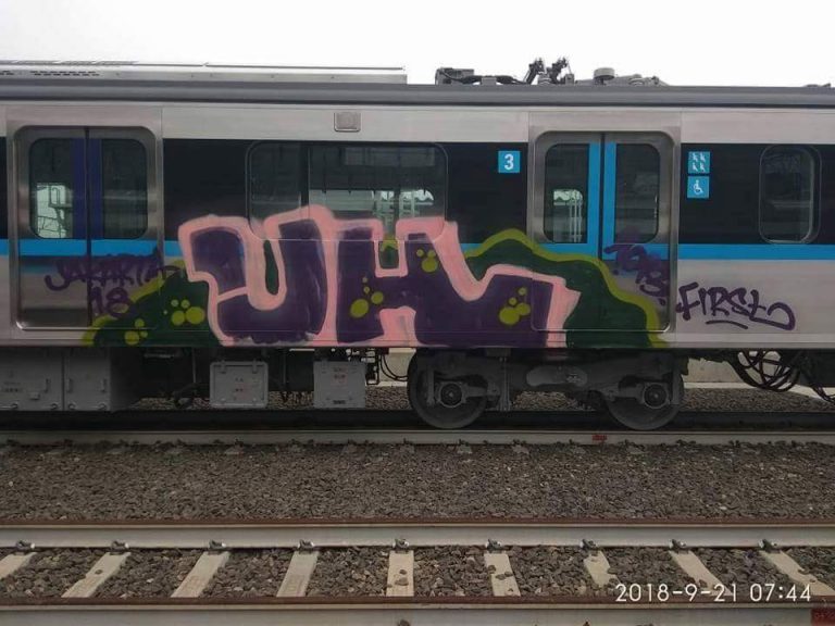 Gerbong MRT jadi Korban Aksi Norak Vandalisme