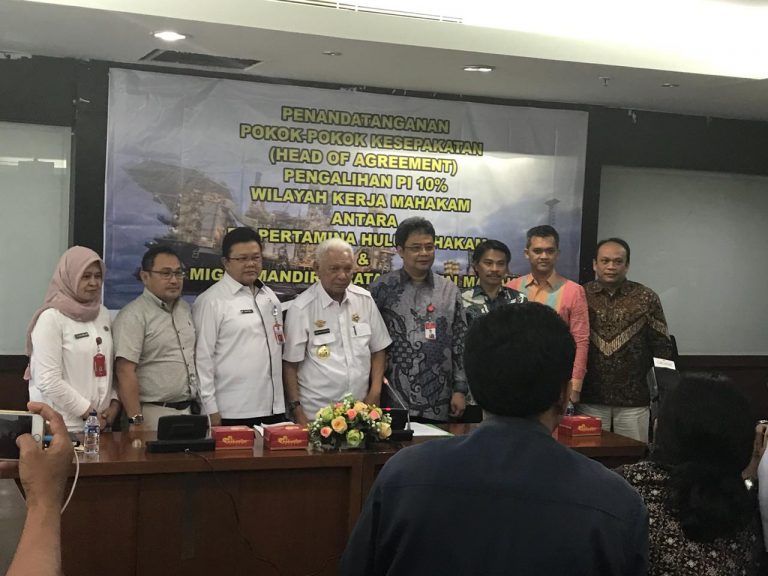 PHM – Pemprov Kaltim Setujui Pengalihan 10% PI WK Mahakam