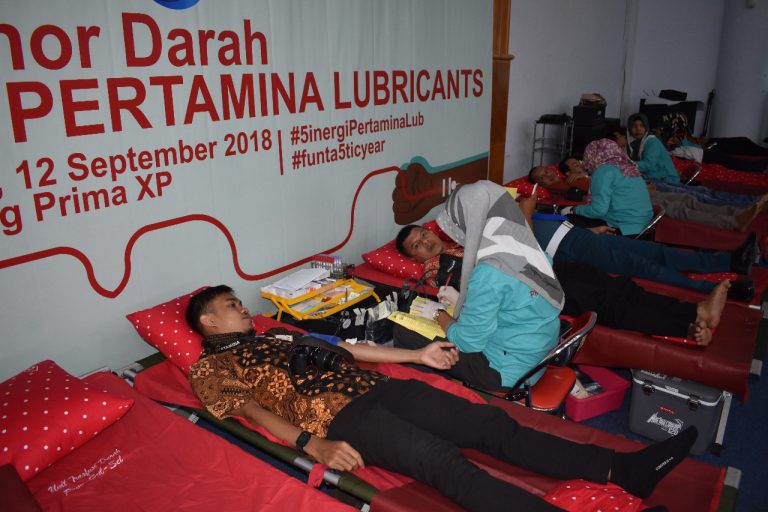 Sambut HUT Ke-5, Pertamina Lubricants Gelar Aksi Donor Darah di Makassar