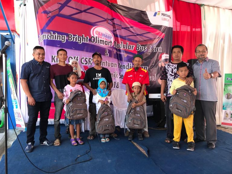 Pertamina Lubricants Luncurkan Bright Olimart Modular Khusus Bus & Truck Lampung