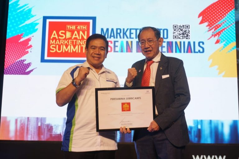 Pertamina Lubricants Raih Penghargaan di The 4th ASEAN Marketing Summit 2018