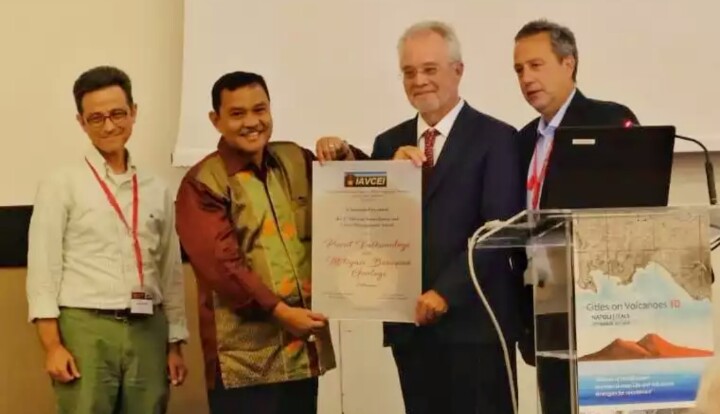 PVMBG Raih Penghargaan Bergengsi dari IAVCEI
