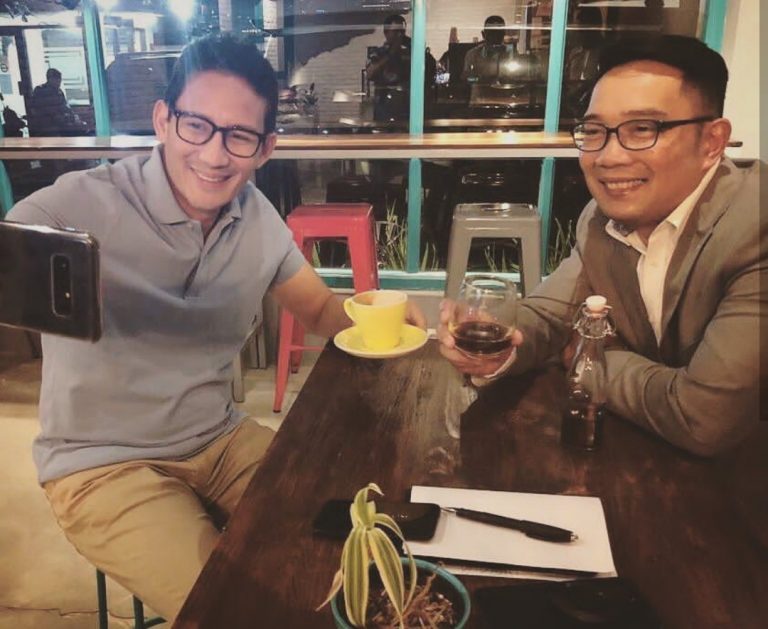 Ngopi Bareng Sandi, Ridwan Kamil: Kami Damai-damai aja