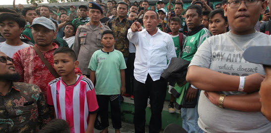 Gubernur Sumut Ngamuk ke Suporter PSMS Medan