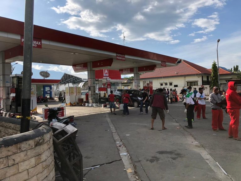Pertamina: SPBU Palu dan Donggala Hampir 90 Persen Beroperasi