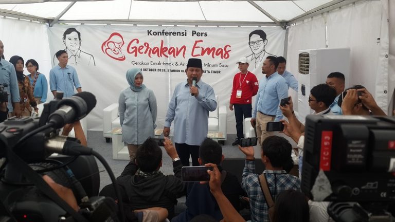 Jika jadi Presiden, Prabowo Janji Buat Gerakan Minum Susu
