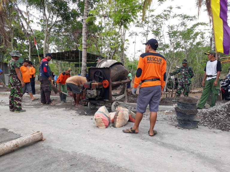 Hari Libur Pekerjaan Dilokasi TMMD Tetap Dilaksanakan