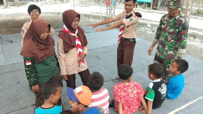  Pramuka  Ajari Anak  Anak  Cara Berbaris MONITOR