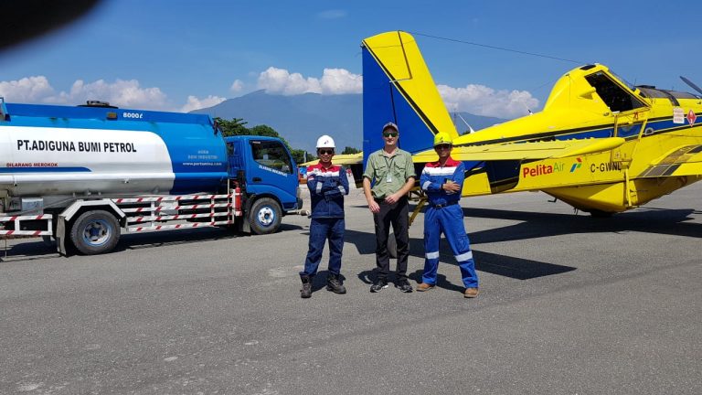 Pertamina Kerahkan Air Tractor Bawa 4000 liter Solar ke Palu